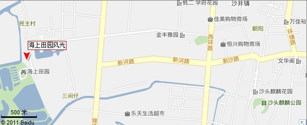 深圳海上田园风光地图