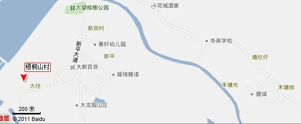 深圳梧桐山地图